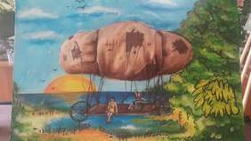 Pokaż zdjęcie: "Podniebna podróż" rzeźba kameralna i płaskorzeźba