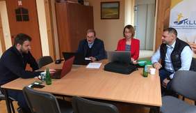 Pokaż zdjęcie: Spotkanie doradcze w Spółdzielni Socjalnej „Małopolanin” w Kolbarku