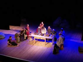 Pokaż zdjęcie: Pantomima PASJA - scena wieczerzy