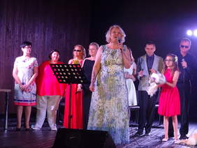 Pokaż zdjęcie: Uczestnicy koncertu "Widzieć muzyką" w Horyńcu-Zdroju