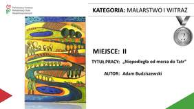 Pokaż zdjęcie: Adam Budziszewski - autor pracy pt.: „Niepodległa od morza do Tatr”