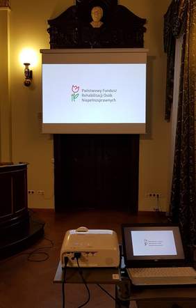 Pokaż zdjęcie: Prezentacja Oddziału Małopolskiego PFRON