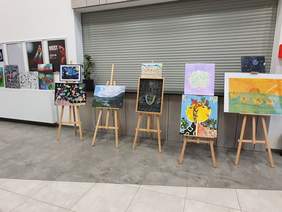 Pokaż zdjęcie: Ekspozycja prac