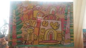 Pokaż zdjęcie: "Rajska wyspa" kategoria malarstwo