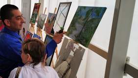 Pokaż zdjęcie: Wystawa prac XVI edycji Konkursu Plastycznego „Sztuka Osób Niepełnosprawnych” w Pawilonie