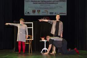 Występ artystyczny na 24-tym Przeglądzie Twórczości Artystycznej Osób Niepełnosprawnych