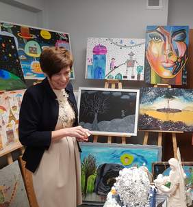 Pokaż zdjęcie: Obrady Wojewódzkiej Komisji Konkursowej XX edycji Konkursu Plastycznego „Sztuka Osób Niepełnosprawnych”