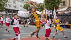 Koszykówka zawodników pełnosprawnych.