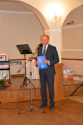 Uczestnicy obchodów Jubileuszu 20-lecia ŚDS w Kolbuszowej