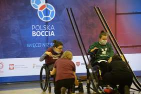 Pokaż zdjęcie: Zawodnicy Mistrzostw Polskiej Ligi Bocci w Wągrowcu