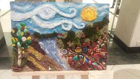 Pokaż zdjęcie: Praca laureatki konkursu wyróżniająca się wspaniałymi detalami