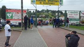 I Wyścig Osób Niepełnosprawnych poruszających się na wózkach inwalidzkich w Błażowej