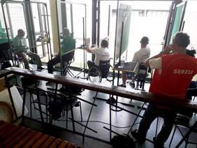 Zawodnicy podczas rywalizacji