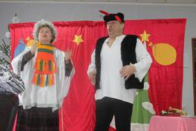 Spotkanie wigilijne w Środowiskowym Domu Samopomocy w Bieganowie