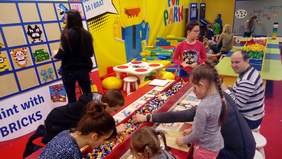 Uczestnicy integracyjnych półkoloni zimowych.