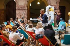 Pokaż zdjęcie: Małe Dni Zdrowia Psychicznego na Wydziale Filologii Polskiej i Klasycznej UAM w Poznaniu z udziałem Oddziału Wielkopolskiego PFRON