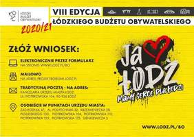 Pokaż zdjęcie: część 2 plakatu promującego Łódzki Budżet Obywatelski