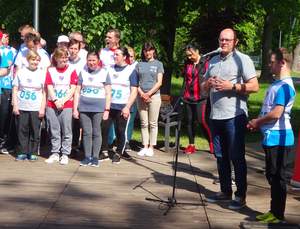 Grzegorz Kurkowski dyrektor Świętokrzyskiego Oddziału Regionalnego Stowarzyszenia Olimpiady Specjalne Polska