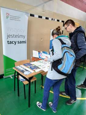 Pokaż zdjęcie: stoisko Oddziału Świętokrzyskiego PFRON 