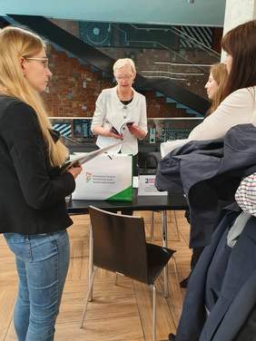 Pokaż zdjęcie: Punkt informacyjny Oddziału Śląskiego PFRON