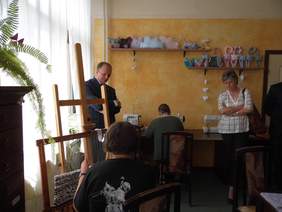 Zwiedzanie Warsztatu Terapii Zajęciowej w Gorzycach