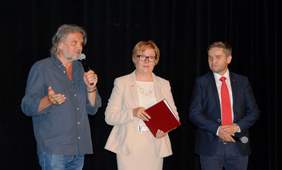 Pokaż zdjęcie: Od lewej: dyrektor Krzysztof Głuchowski, dyrektor Marta Mordarska oraz dyrektor Tomasz Włodarski