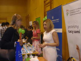 Pokaż zdjęcie: Stoisko Oddziału Lubelskiego PFRON