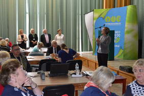 Pokaż zdjęcie: Prelekcja pracownika ZUS nt. świadczenia 500+ dla osób niezdolnych do samodzielnej egzystencji