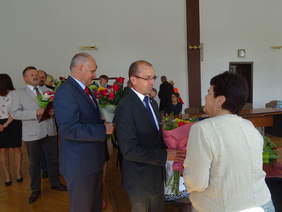 Pokaż zdjęcie: Marta Kowaliszyn odbiera gratulacje