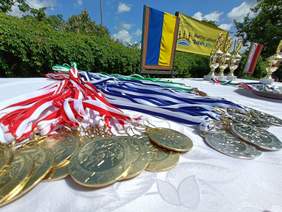 Medale, przygotowane dla zwycięzców