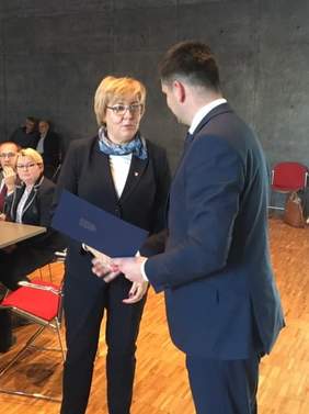 Pokaż zdjęcie: Marta Mordarska - Dyrektor Małopolskiego Oddziału PFRON odebrała powołanie do udziału w pracach Komitetu Sterującego ds. Rozstrzygnięć Strategicznych 