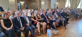 Goście i laureacji, zaproszeni na Galę siedzą na widowni
