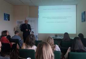Pokaż zdjęcie: Seminarium z okazji Światowego Tygodnia Przedsiębiorczości w Małopolskim Oddziale PFRON