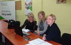 Pokaż zdjęcie: 16.01.2018: prowadzenie warsztatów przez pracownika Oddziału  Renatę Marcinkowską - Samodzielnego Specjalistę