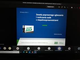 Pokaż zdjęcie: O zasadach poprawnego zgłaszania i rozliczania osób z niepełnosprawnościami mówiły specjalistki z ZUS z Bydgoszczy i Torunia