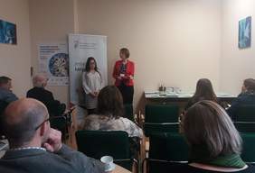 Pokaż zdjęcie: Seminarium z okazji Światowego Tygodnia Przedsiębiorczości w Małopolskim Oddziale PFRON