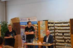 Pokaż zdjęcie: Rozpoczęcie spotkania z Łukaszem Baruchem   