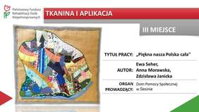 Pokaż zdjęcie: Ewa Seher, Anna Morawska i Zdzisława Janicka autorzy pracy pt.:"Piękna nasza Polska cała"