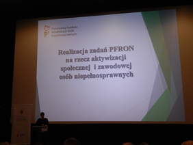 Pokaż zdjęcie: Prezentacja Oddziału Śląskiego PFRON