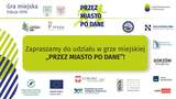 Grafika informacyjna w kolorze zielonym, z wielonami napisami i logo instytucji