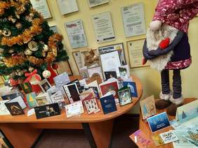 Pokaż zdjęcie: Świąteczne kartki z życzeniami nadesłane do Łódzkiego Oddziału PFRON