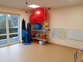 Jedno z pomieszczeń, w których realizowana jest terapia małych beneficjentów
