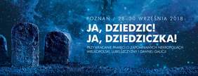 Pokaż zdjęcie: Plakat promujący wydarzenie pn.: „Ja, dziedzic! Ja, dziedziczka!”