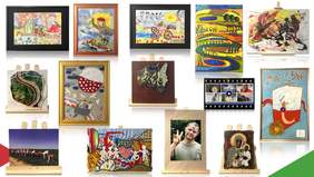 Pokaż zdjęcie: Zestawienie zwycięskich prac z Wielkopolski na etapie wojewódzkim XVI edycji Konkursu Plastycznego „Sztuka Osób Niepełnosprawnych" 