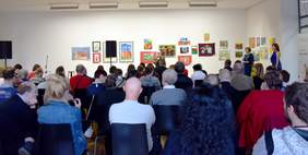 Pokaż zdjęcie: Przemowa Dyrektora CSW - Wacława Kuczmy oraz zaproszeni goście