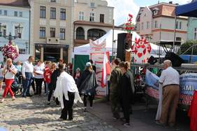 Pokaż zdjęcie: Festyn Przyjaźni „Tacy Sami” w Tczewie - występ osób niepełnosprawnych