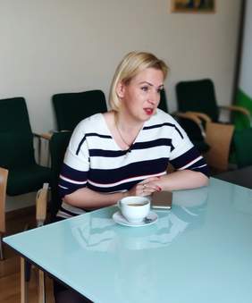 Pokaż zdjęcie: Agnieszka Zybek - Dyrektor Specjalnego Ośrodka Szkolno-Wychowawczego im.  Poczty Polskiej w Skawinie 