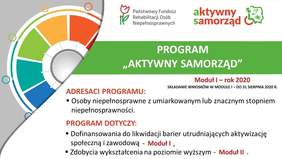 Pokaż zdjęcie: Grafika promująca program „Aktywny Samorząd”