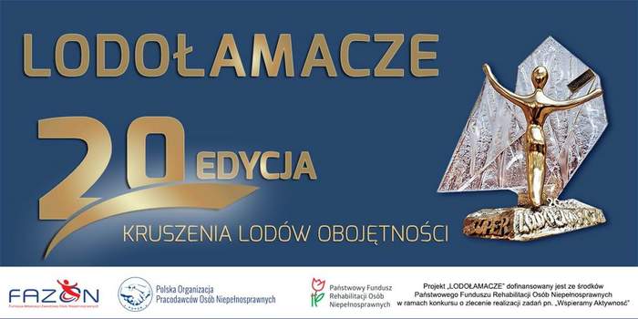 Pokaż zdjęcie: Grafika promująca konkurs "Lodołamacze" 2025
