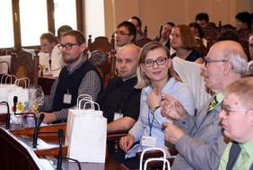 Uczestnicy XIX Sesji Osób Niepełnosprawnych